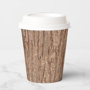 Vasos De Papel corteza de árbol
