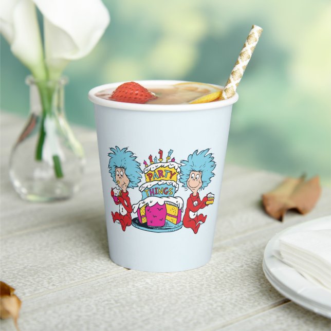 Vasos De Papel Cosa Una Cosa Dos Cosas Fiestas (in situ)