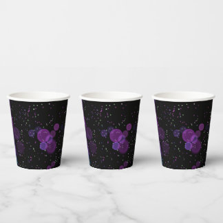 Vasos De Papel Cosmic Bubble Flow