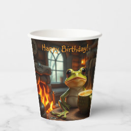 Vasos De Papel Cosy Frog Paper Cups