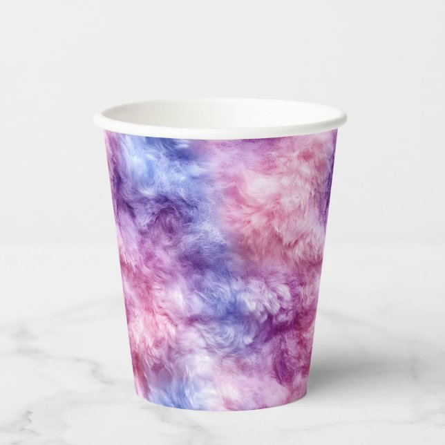 Vasos De Papel Cotton Candy Woolscape (Anverso)