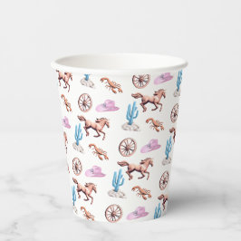 Vasos De Papel Cottoncandy Western Theme Cowgirl Party Art