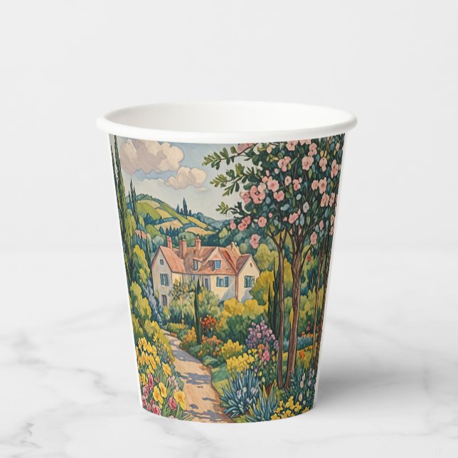 Vasos De Papel Countryside Haven (Anverso)