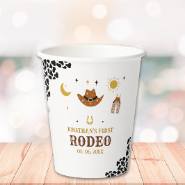 Vasos De Papel Cowboy Birthday Boy
