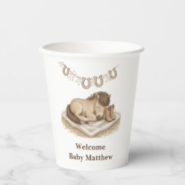 Vasos De Papel Cowboy Boots and Foal Baby Shower