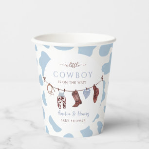 Vasos De Papel Cowboy Wild West Rodeo Western Boy Baby Shower