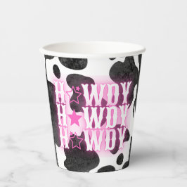 Vasos De Papel Cowgirl Disco Bebidas