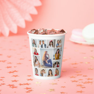 Vasos De Papel Crea tu propio collage de 13 fotos
