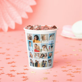 Vasos De Papel Crea tu propio collage de 15 fotos