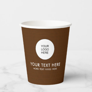 Vasos De Papel Crea tu propio logotipo comercial de percusión aqu