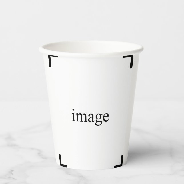 Vasos De Papel Crear el propio (Anverso)