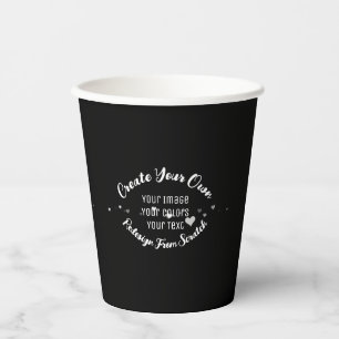 Vasos De Papel Crear su propia imagen Personalizado