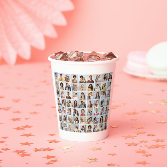 Vasos De Papel Crear su propio Collage de fotos 63 (in situ)