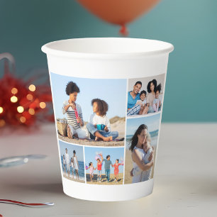 Vasos De Papel Crear su propio Collage de fotos de 5