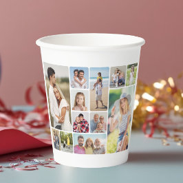 Vasos De Papel Crear su propio Collage de fotos de esquinas redon