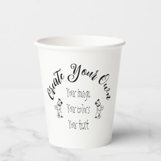 Vasos De Papel Crear su propio personal
