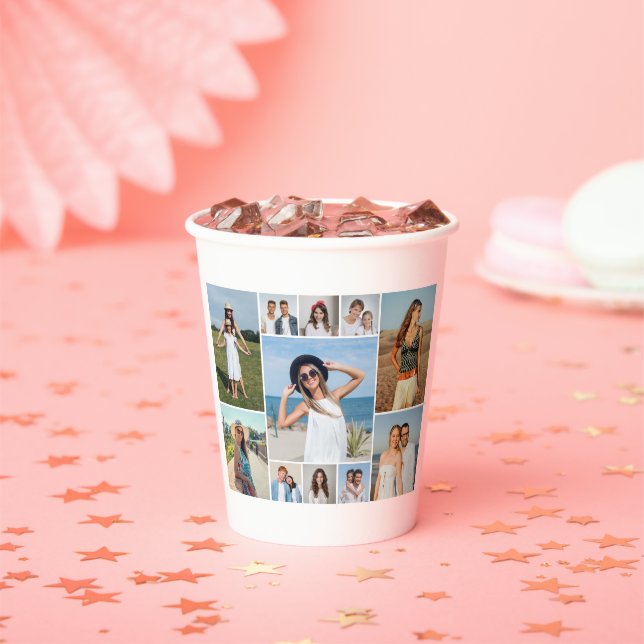 Vasos De Papel Create Your Own 11 Photo Collage (in situ)