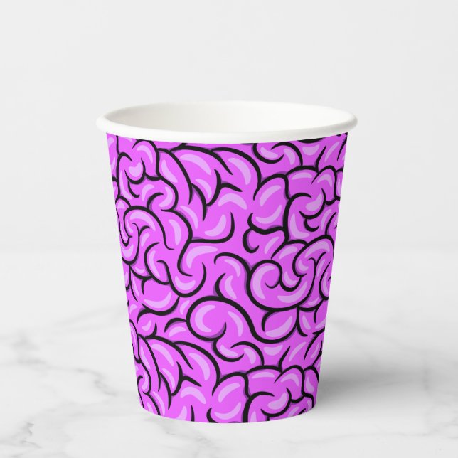 Vasos De Papel Creepy Brain (Anverso)