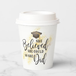 Vasos De Papel Creía Que Podía Graduarse