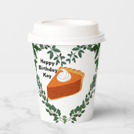 Vasos De Papel Crema de hielo de helado de pasteles de fondo blan