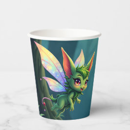 Vasos De Papel Criatura de Hada Encantada – Duende del Bosque Mág