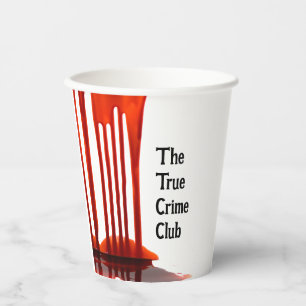 Vasos De Papel Crimen verdadero