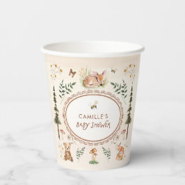 Vasos De Papel Críticas rusas de bosques Baby Shower