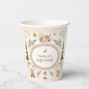 Vasos De Papel Críticas rusas de bosques Baby Shower
