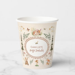 Vasos De Papel Críticas rusas de bosques Baby Shower