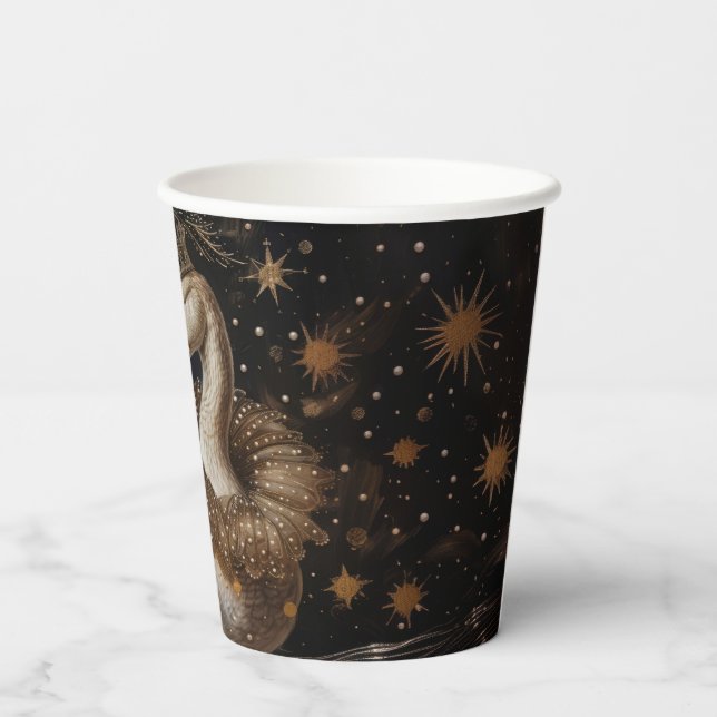 Vasos De Papel Crown - Taza de papel de 236 ml (Reverso )