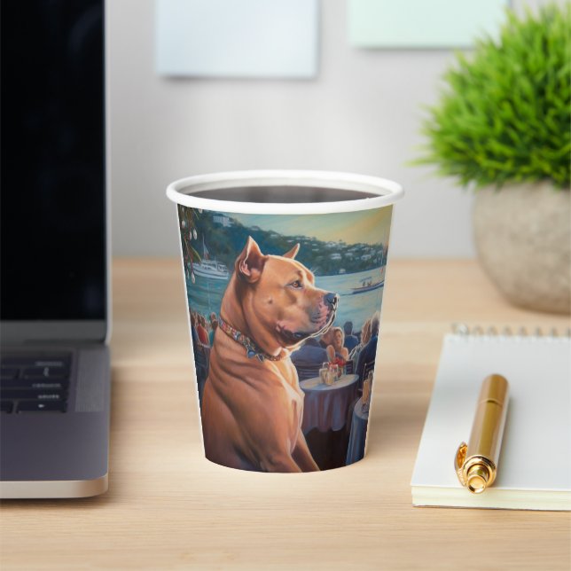 Vasos De Papel Cruceros Navidades de American Staffordshire: Atra (in situ)