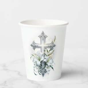 Vasos De Papel Cruz elegante