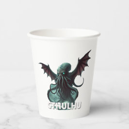 Vasos De Papel Cthulhu