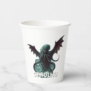 Vasos De Papel Cthulhu