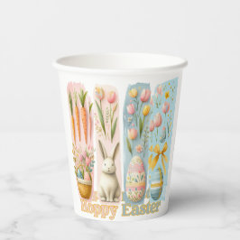 Vasos De Papel Cuadros cuatro aguas brash verticales Hoppy Easter