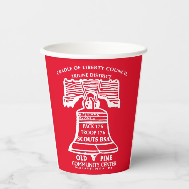 Vasos De Papel Cuadros de papel (Anverso)