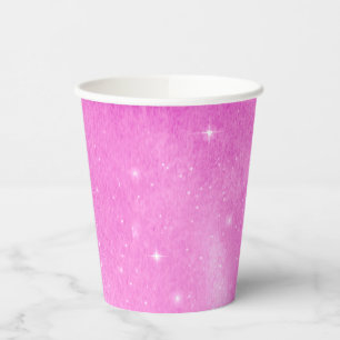 Vasos De Papel Cuadros de papel Baby Shower nocturnos rosados