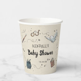 Vasos De Papel Cuadros de papel de Baby Shower de Harry Potter