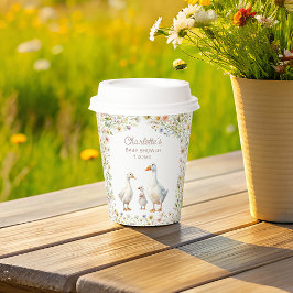 Vasos De Papel Cuadros de papel de Baby Shower poco fiables