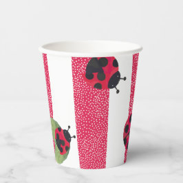 Vasos De Papel Cuadros De Papel De Bicho De Ladybug