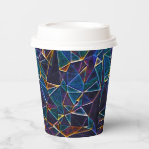 Vasos De Papel Cuadros de papel de burbujas rotas