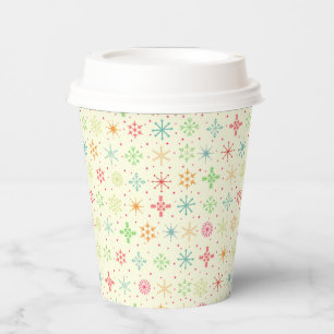Vasos De Papel Cuadros de papel de estrellas retro