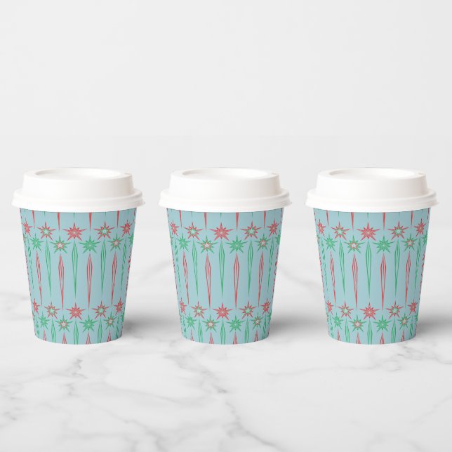 Vasos De Papel Cuadros De Papel De Mod Mid Icicles (Multi)