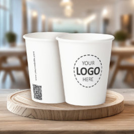 Vasos De Papel Cuadros de papel de Personalizado de logotipos y c
