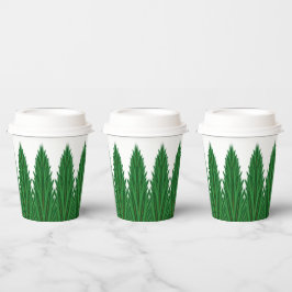 Vasos De Papel Cuadros de papel de pinzas con espejos