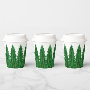 Vasos De Papel Cuadros de papel de pinzas con espejos