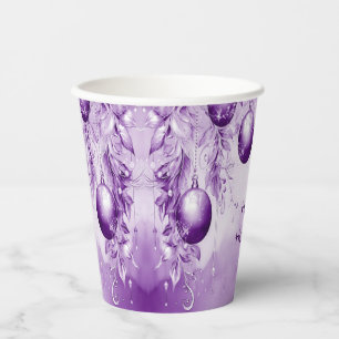 Vasos De Papel Cuadros de papel de vacaciones de Navidades de orn
