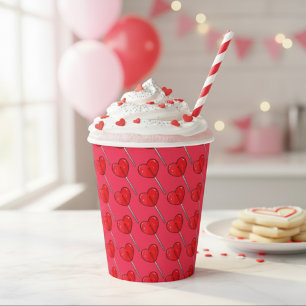 Vasos De Papel Cuadros de papel Lollipop