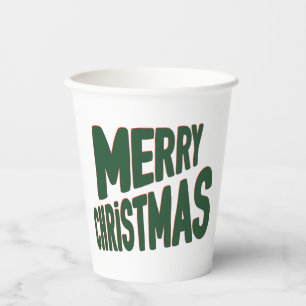 Vasos De Papel Cuadros de papel navideño