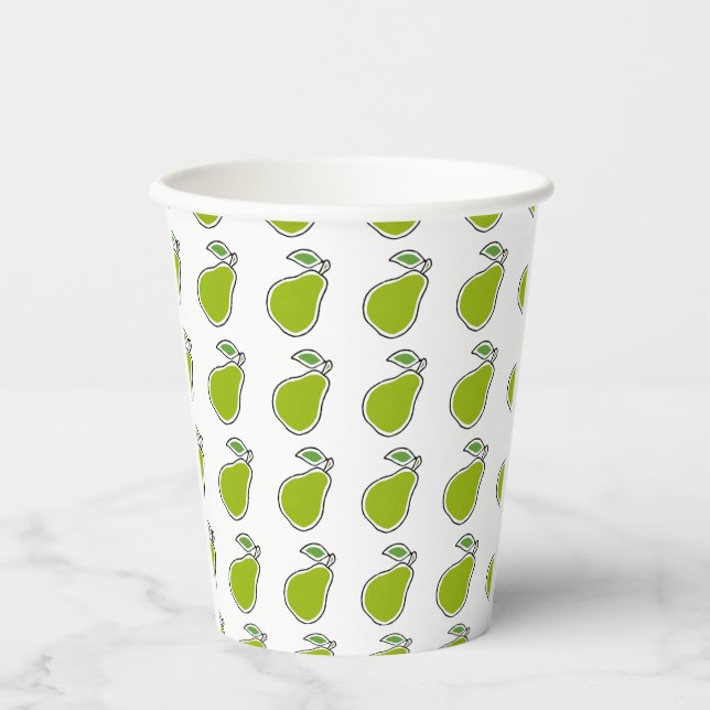 Vasos De Papel Cuadros de papel permeables (Anverso)